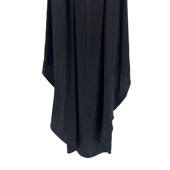 BCBG MAXAZRIA Tess Black Nude Midi High Low Hem Strapless Corset Top Size 12 - Picture 15 of 16